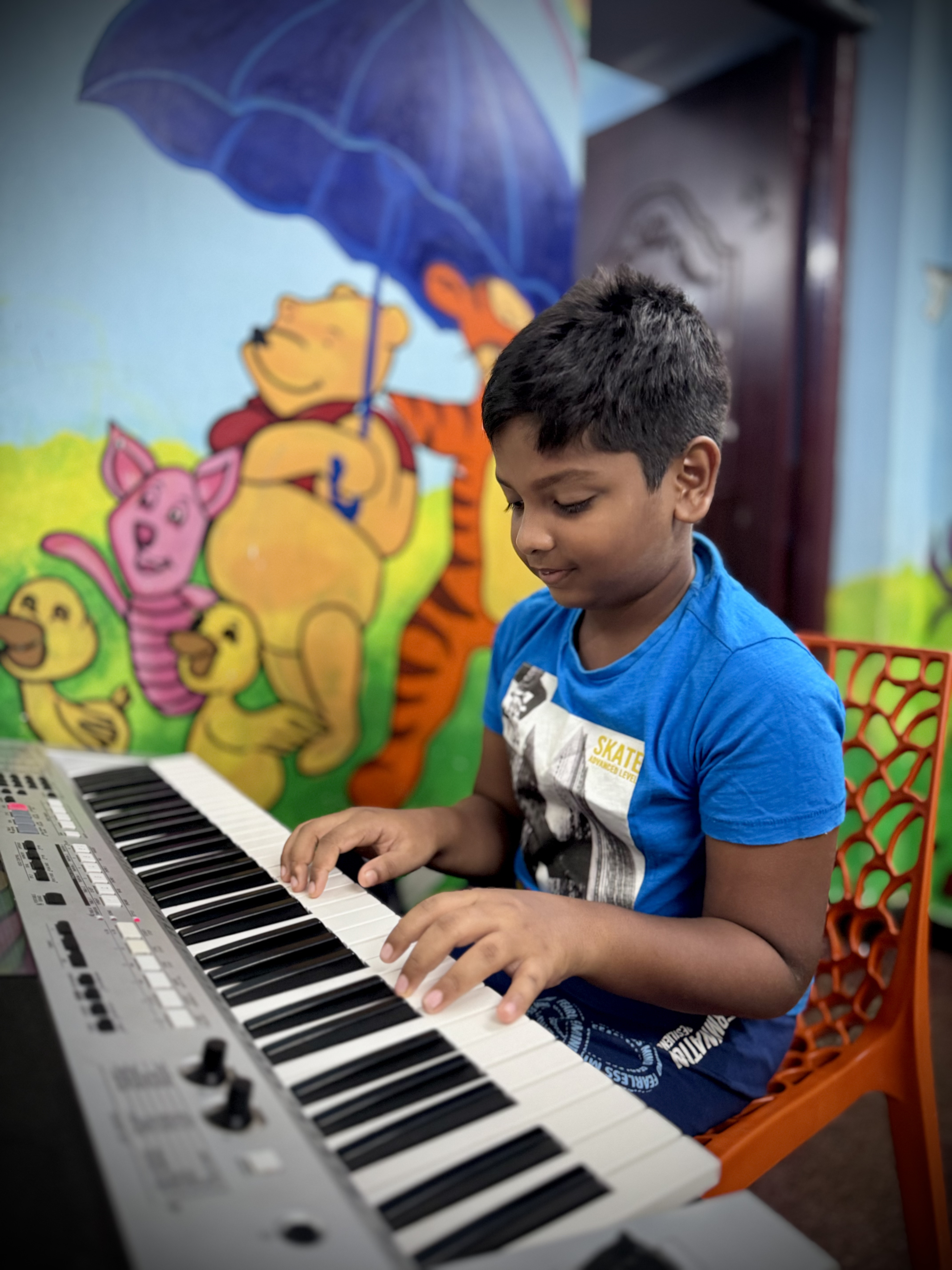 Group music class